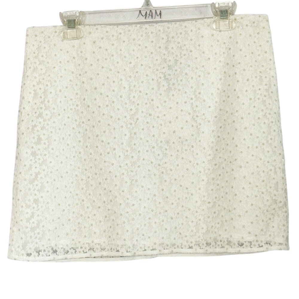 NWT Reformation White Floral Veranda Mini Skirt - 10